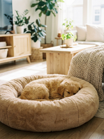 DreamPaws™ Calming Donut Dog Bed — 
Anxiety Relief & Deep Sleep